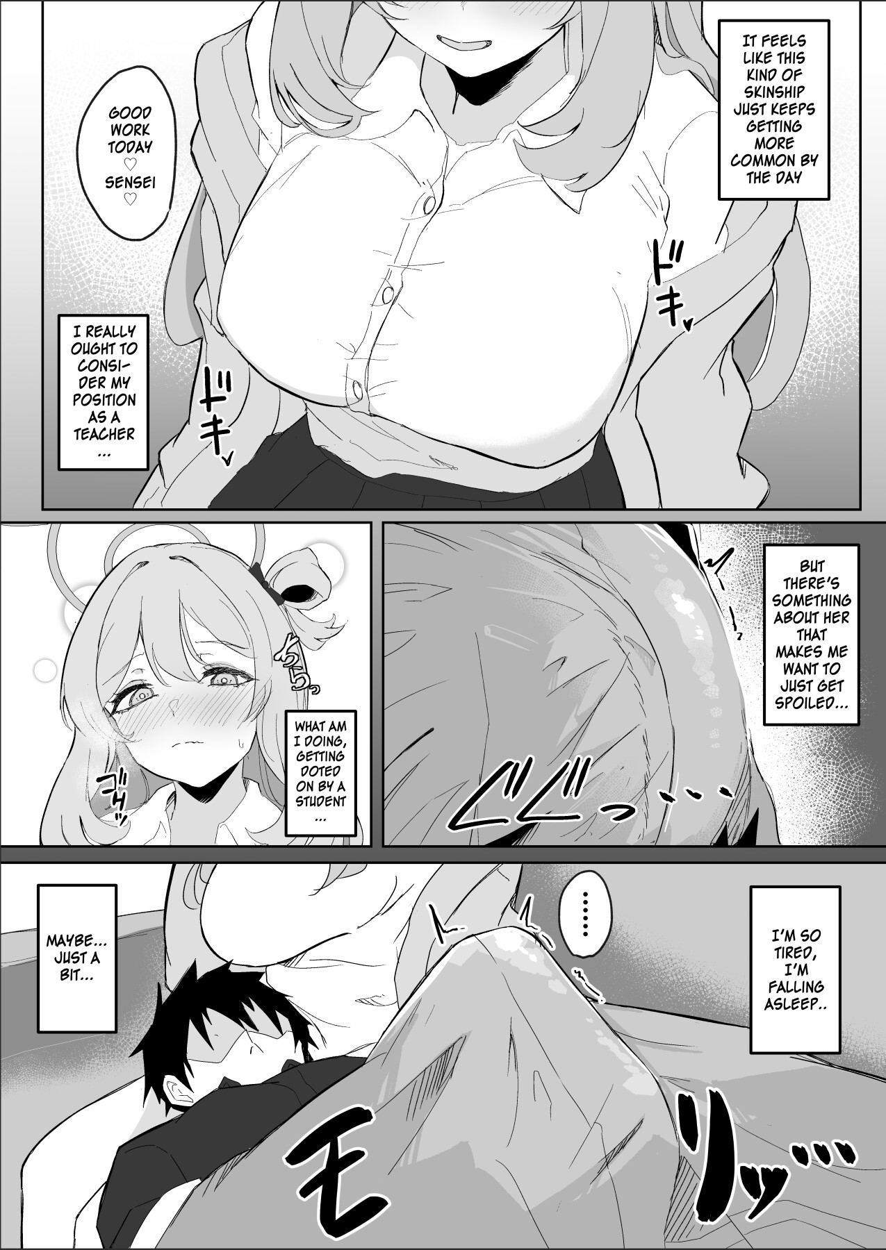 Hentai Manga Comic-You must be tired, Sensei-Read-3